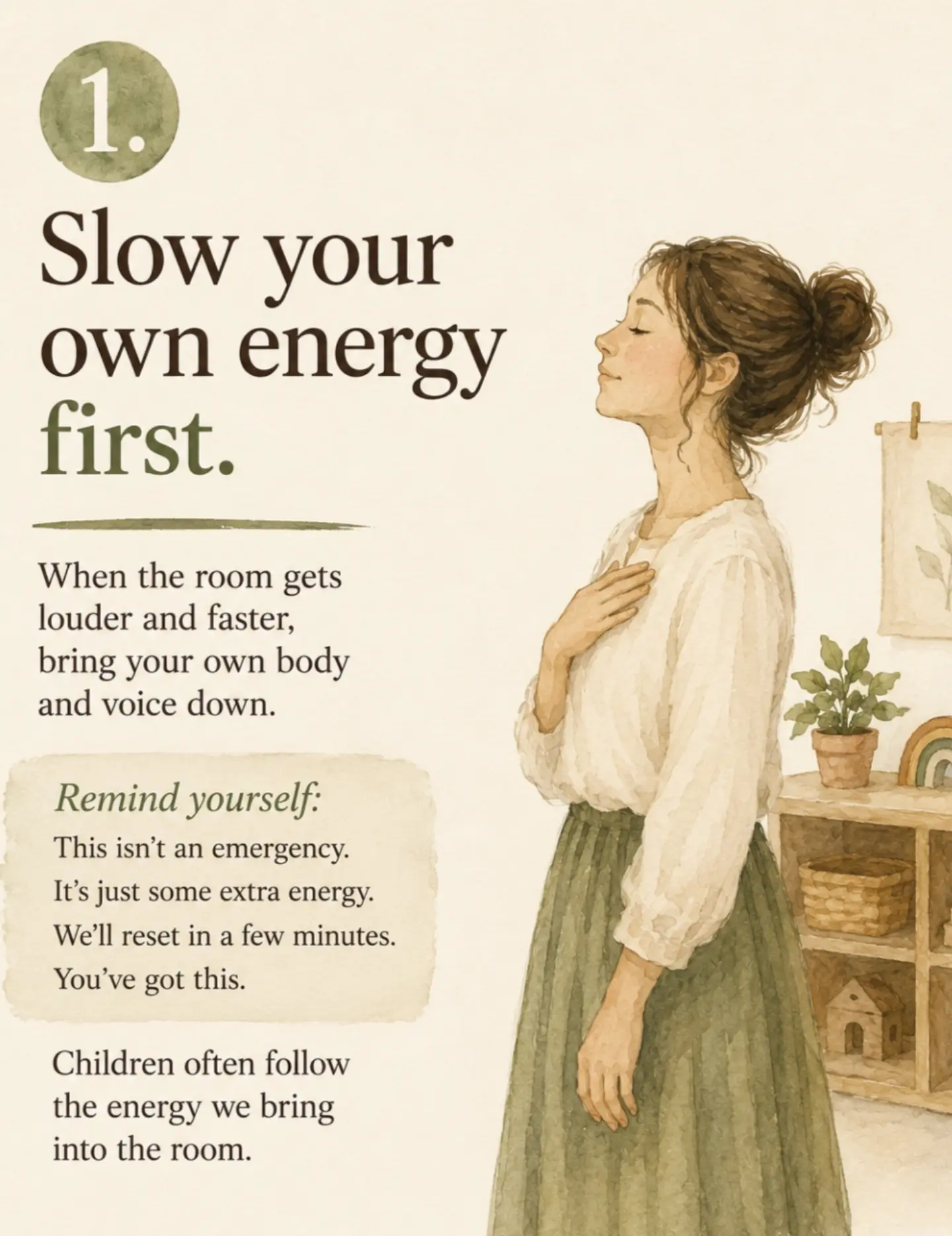 A preschool classroom can go from calm to A LOT in about thirty seconds