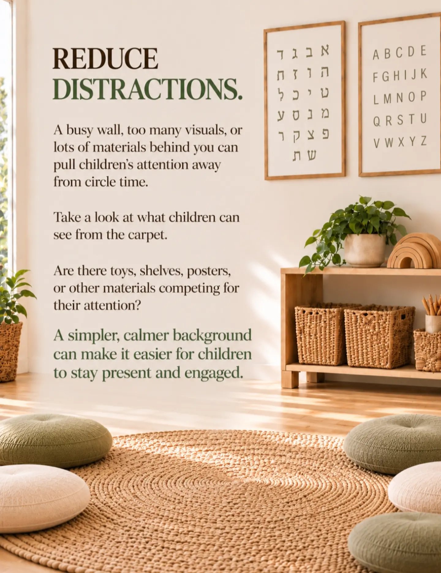 Sometimes the “circle time behavior” isn’t really about the child