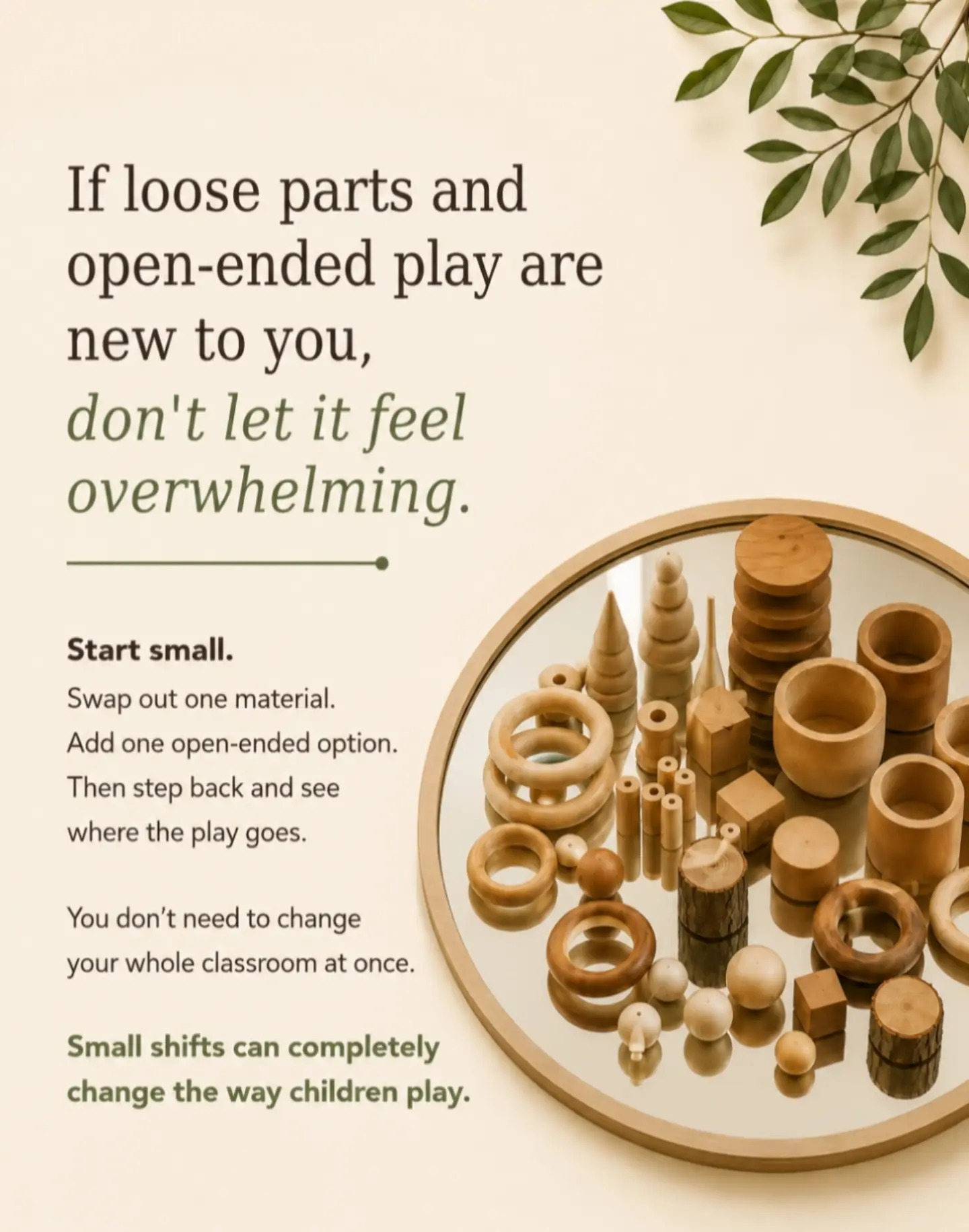 Open-ended play doesn’t have to mean completely redoing your classroom—or