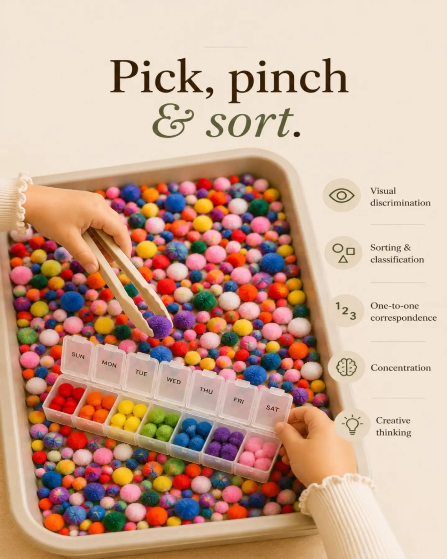 The best sensory bin tools might already be hiding in your kitchen