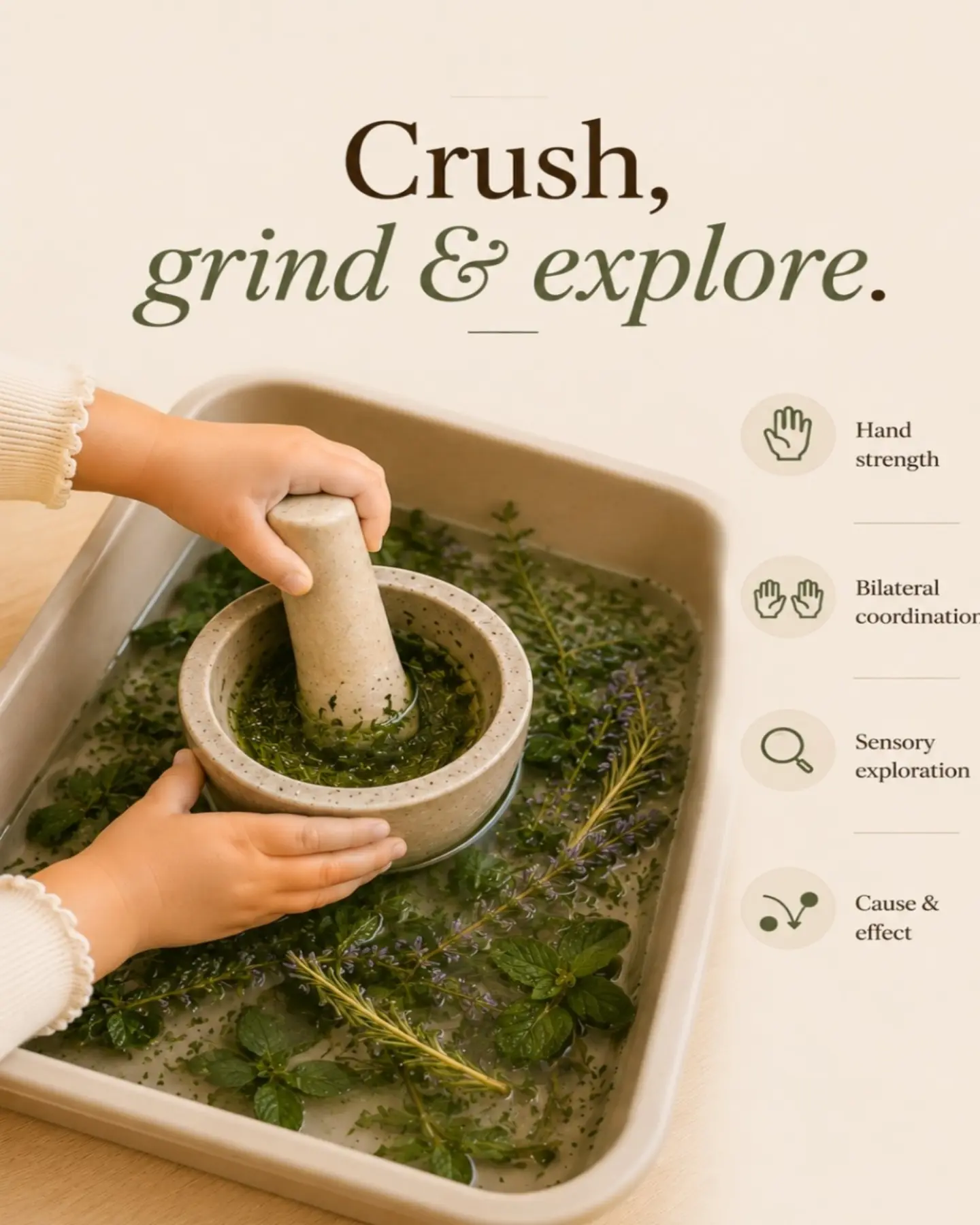 The best sensory bin tools might already be hiding in your kitchen