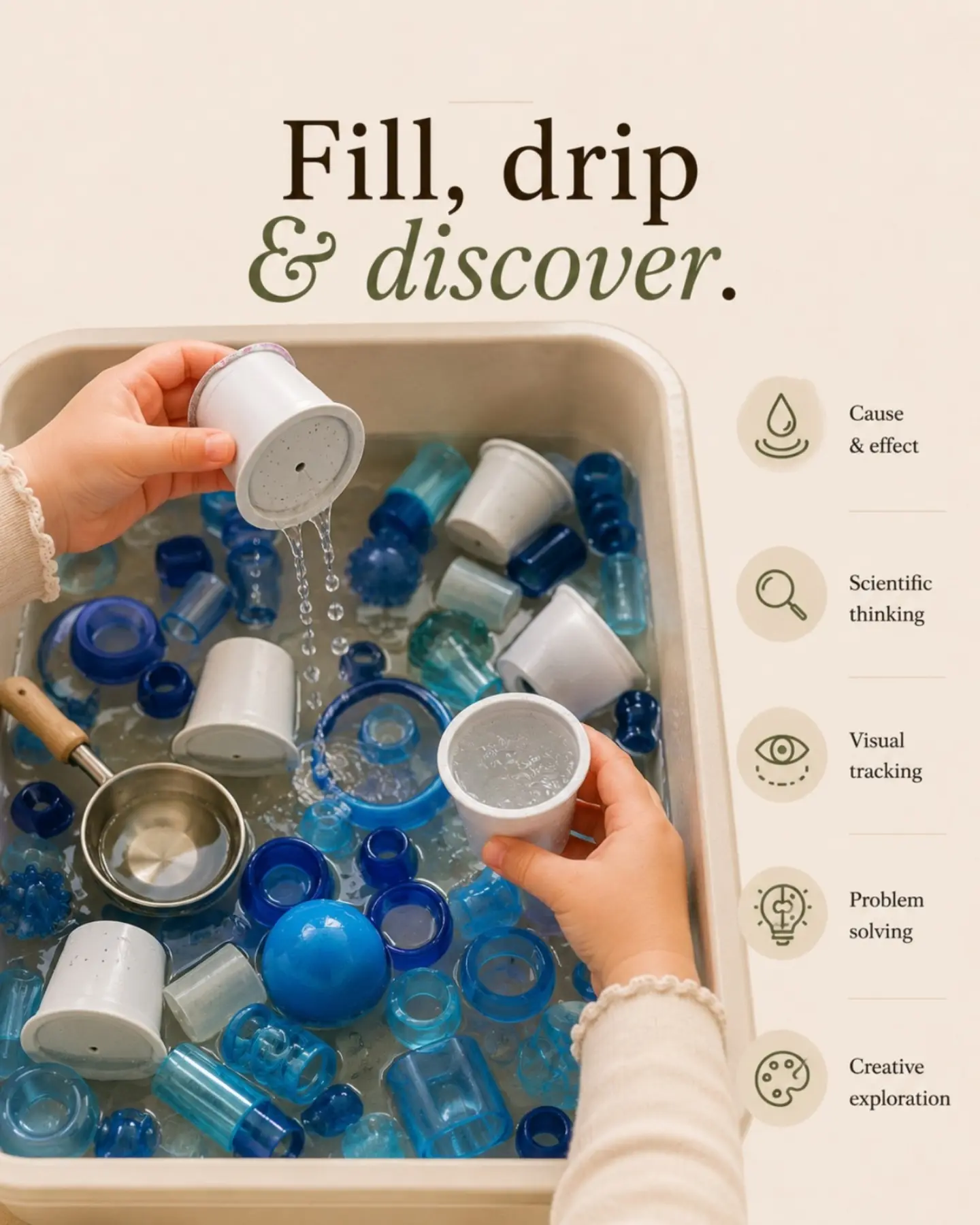The best sensory bin tools might already be hiding in your kitchen